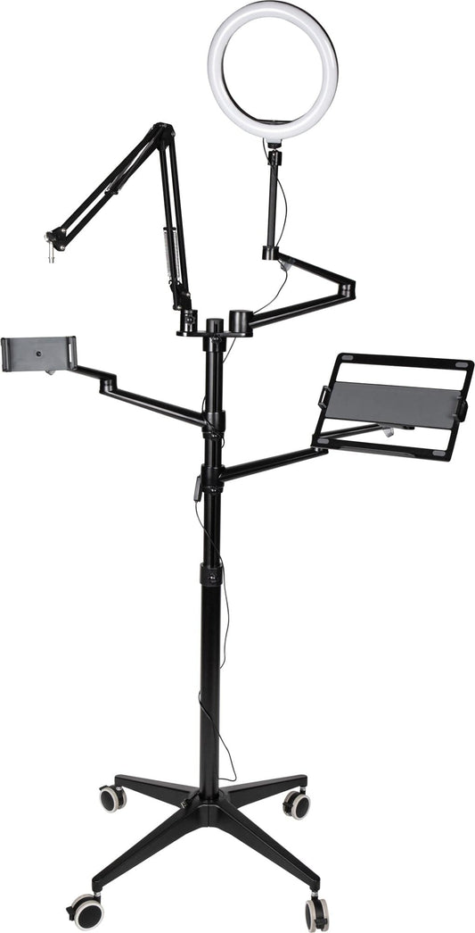 Gator GFW-STREAMSTAND-W Wheeled Stream Stand with 5-Point Attachment - PSSL ProSound and Stage Lighting