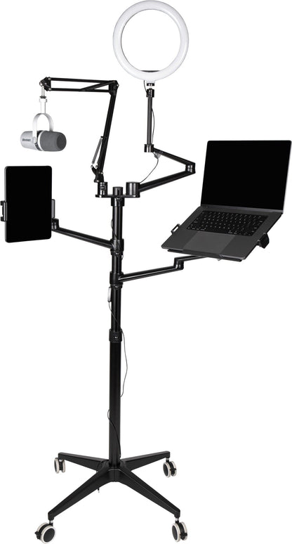 Gator GFW-STREAMSTAND-W Wheeled Stream Stand with 5-Point Attachment - PSSL ProSound and Stage Lighting