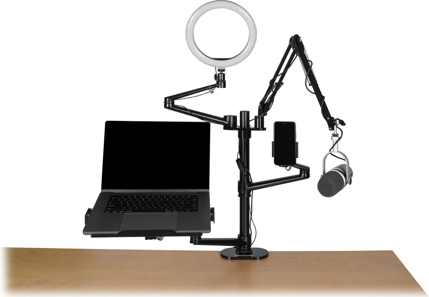 Gator GFW-STREAMSTAND Desk-Clamping Stream Stand with 6-Point Attachment - PSSL ProSound and Stage Lighting