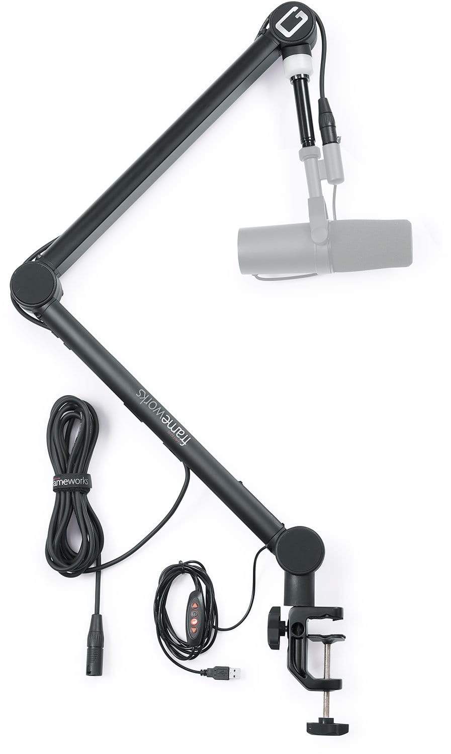 Gator GFWMICBCBM4000 Desktop Broadcast Mic Stand - ProSound and Stage Lighting