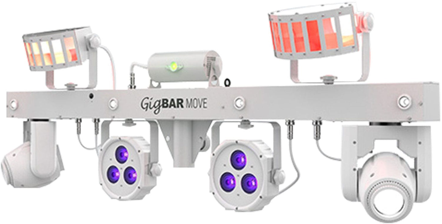 Chauvet DJ GigBAR MOVE 5-in-1 Lighting System (White) - PSSL ProSound and Stage Lighting