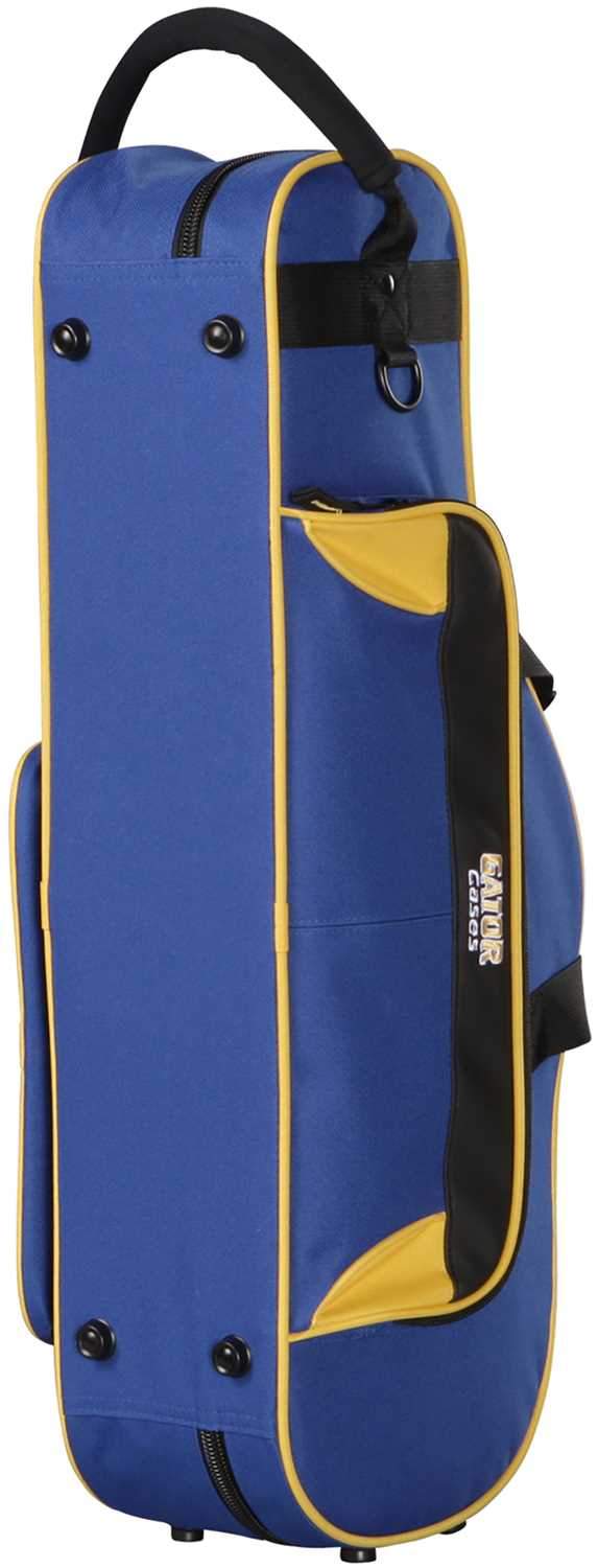 Gator Lightweight Alto Sax Case Yellow and Blue - ProSound and Stage Lighting