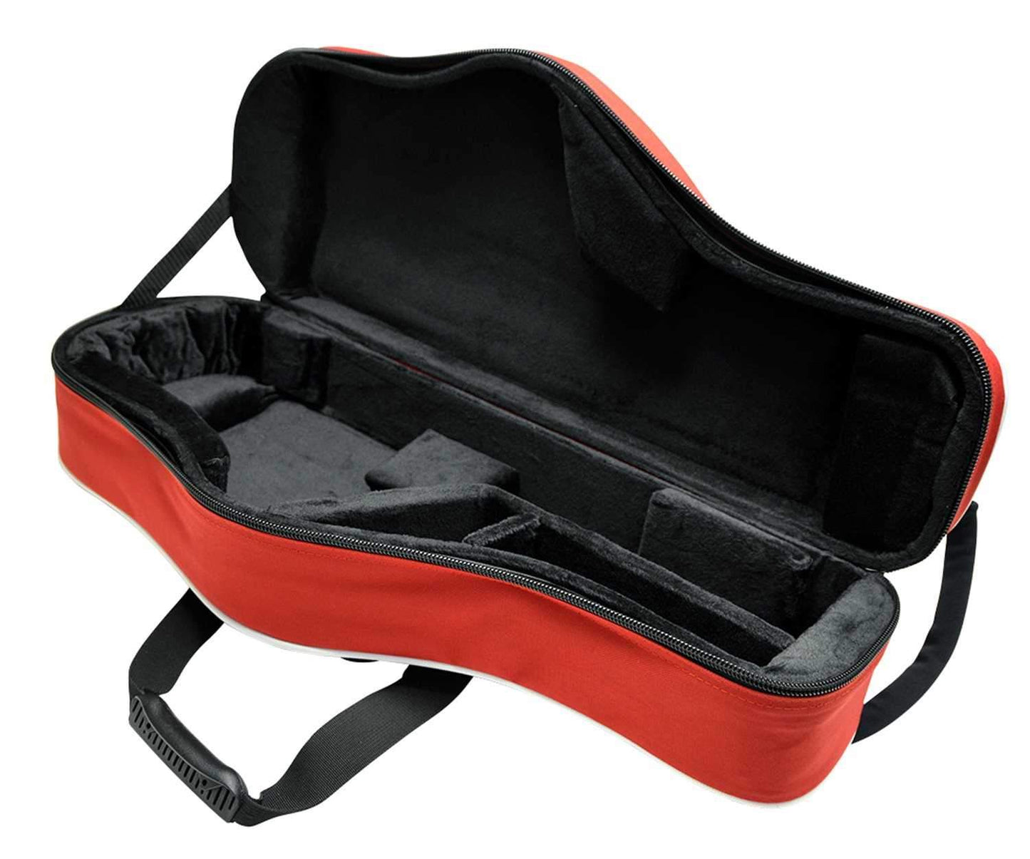 Gator Red Alto Sax Case with Mouthpiece Storage - ProSound and Stage Lighting