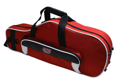 Gator Red Alto Sax Case with Mouthpiece Storage - ProSound and Stage Lighting