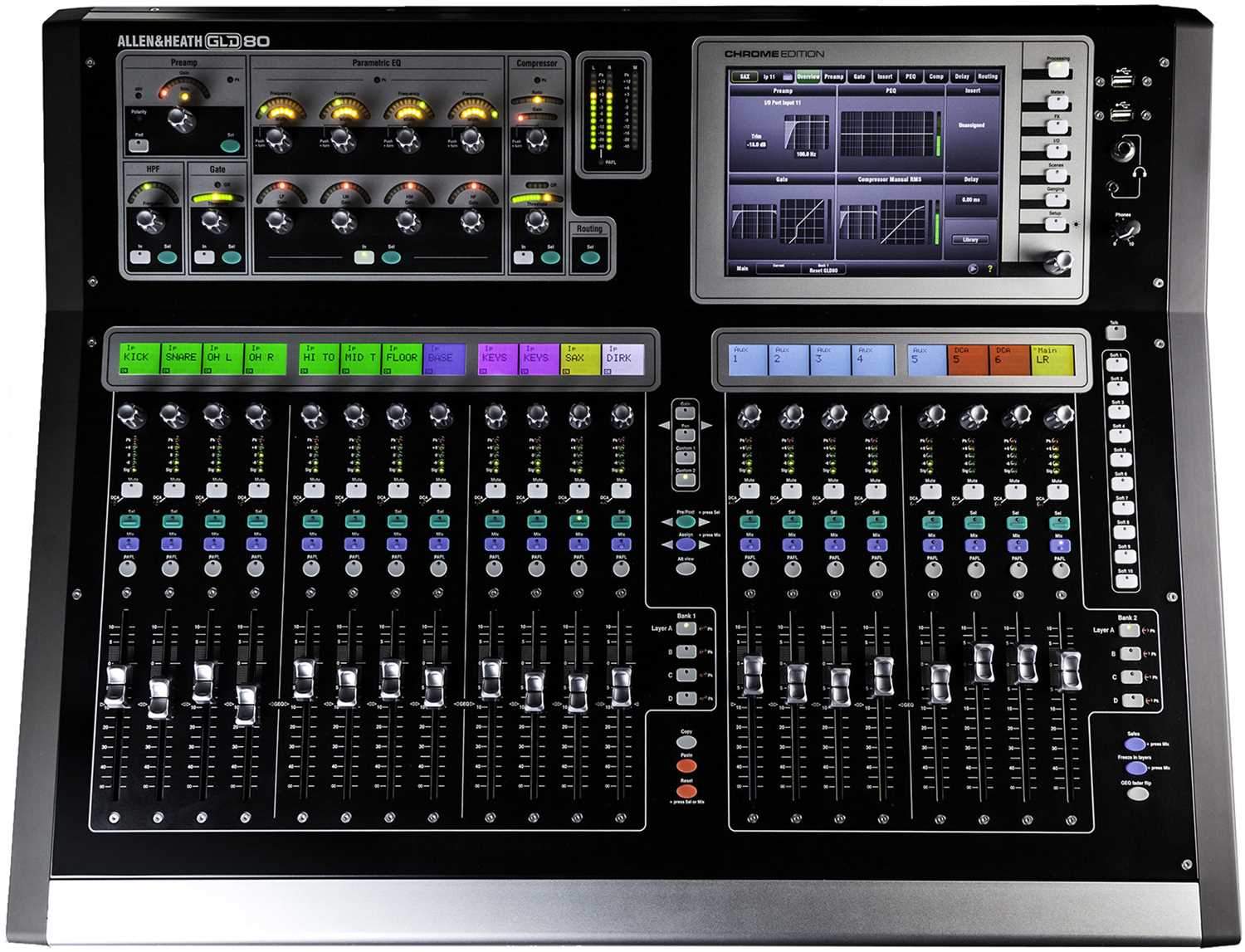 Allen & Heath GLD2-80 20-Channel Digital Mixer - ProSound and Stage Lighting