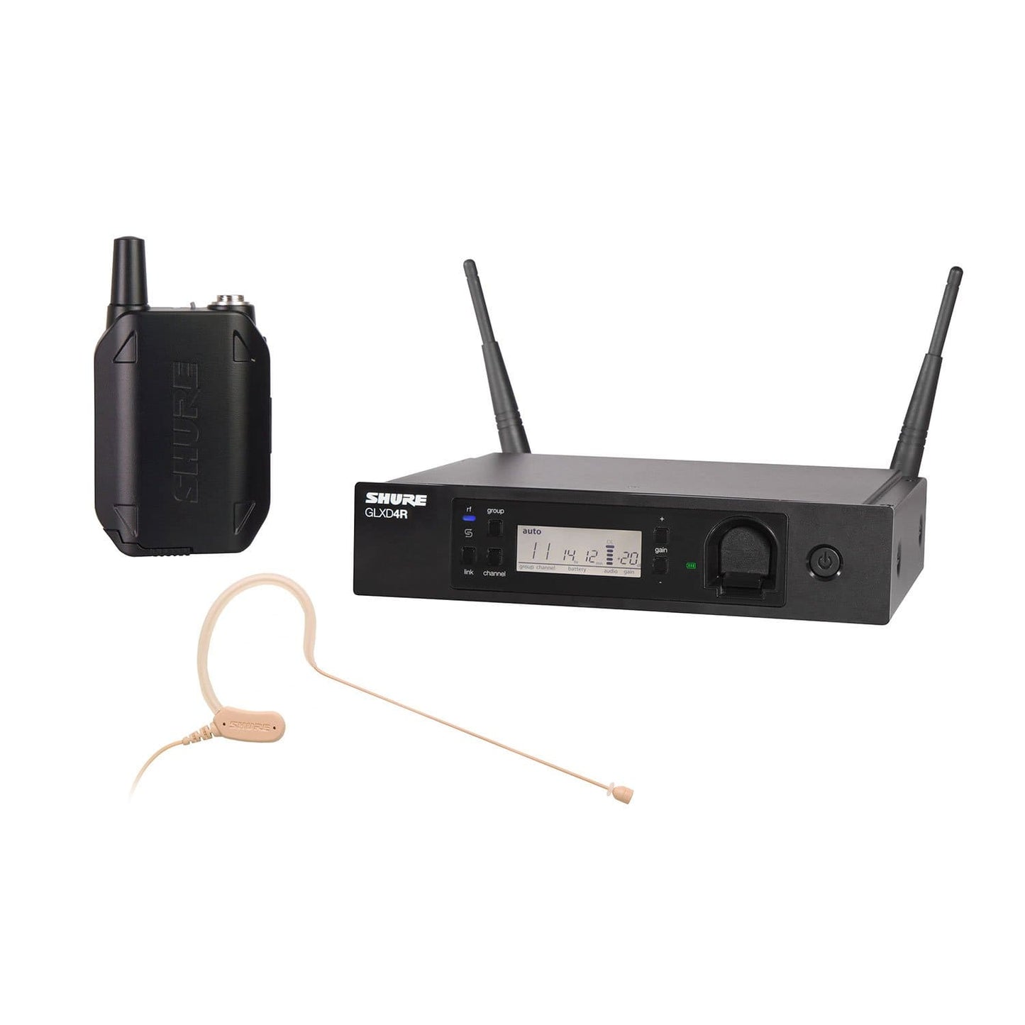 Shure GLXD14R/MX53 Advanced Wireless Headset System - ProSound and Stage Lighting