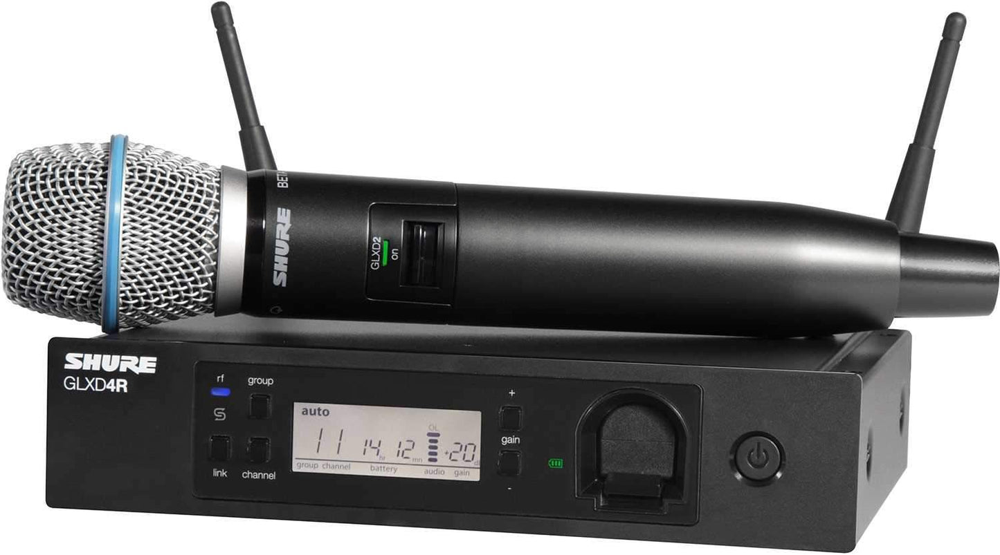 Shure GLXD24R/B87A Advanced Wireless Vocal Mic with Beta87A - ProSound and Stage Lighting