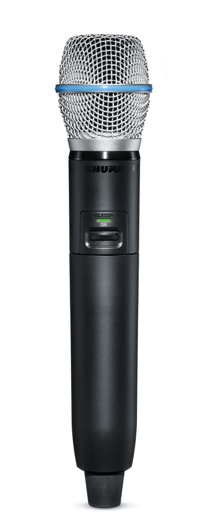 Shure GLXD2 Plus Beta87A Handheld Transmitter - PSSL ProSound and Stage Lighting