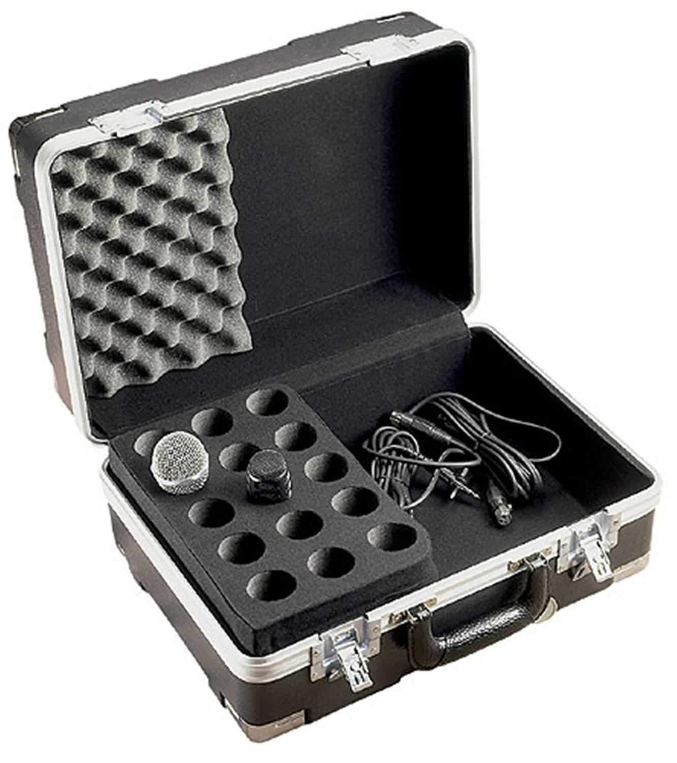 Gator GM15 15 Mic Case With Cable Storage - ProSound and Stage Lighting