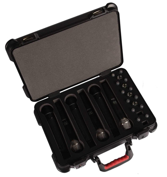 Gator GM6WTSA Ata Molded Case For 6 Wireless Mics - ProSound and Stage Lighting