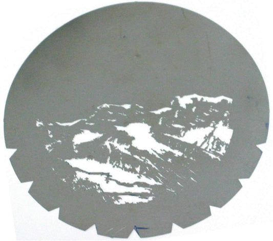 Rosco GOBO-76506 - Mountain 4 Steel Gobo - ProSound and Stage Lighting