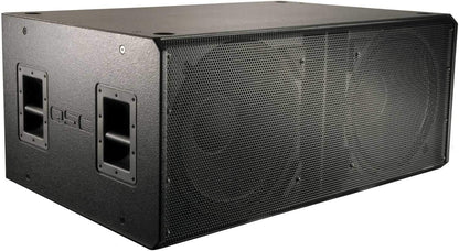 QSC GP218-SW-BK Dual 18in Passive Subwoofer blk - ProSound and Stage Lighting