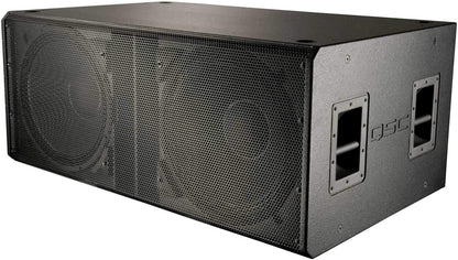 QSC GP218-SW-BK Dual 18in Passive Subwoofer blk - ProSound and Stage Lighting