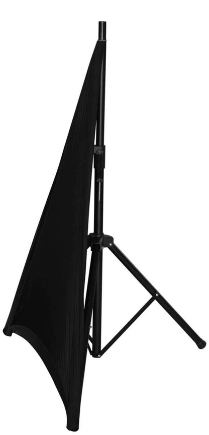 Gator GPASTAND1B Black Stretch Speaker Stand Cover - ProSound and Stage Lighting