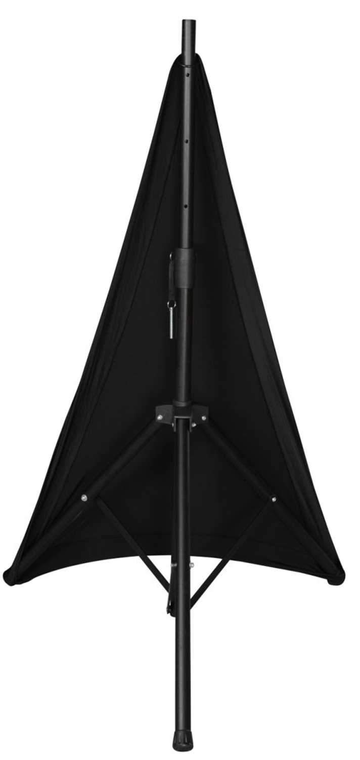 Gator GPASTAND1B Black Stretch Speaker Stand Cover - ProSound and Stage Lighting