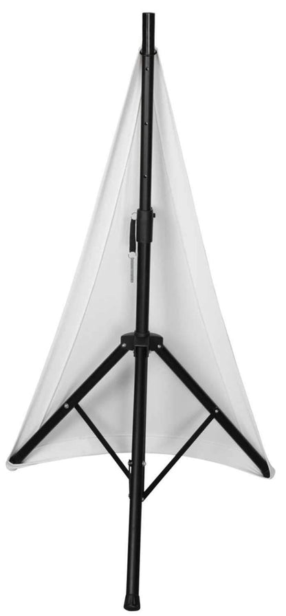 Gator Stretchy Speaker Stand Cover 1 Side White - ProSound and Stage Lighting