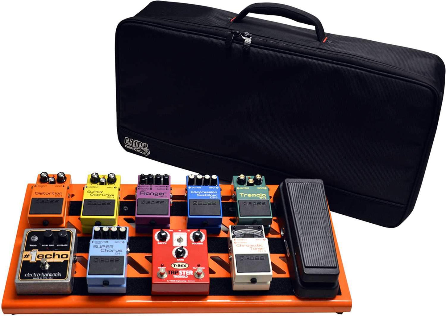 Gator GPB-BAK-OR Orange Aluminum Pedal Board - ProSound and Stage Lighting