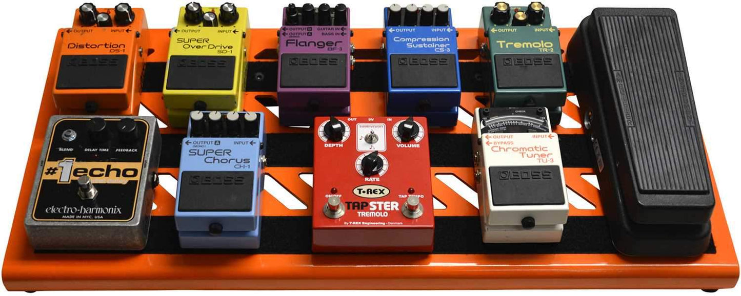 Gator GPB-BAK-OR Orange Aluminum Pedal Board - ProSound and Stage Lighting