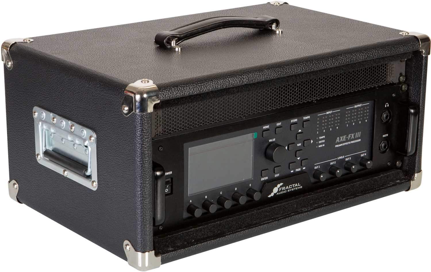 Gator Vintage Amp Vibe Rack Case - 4U Black – Solotech