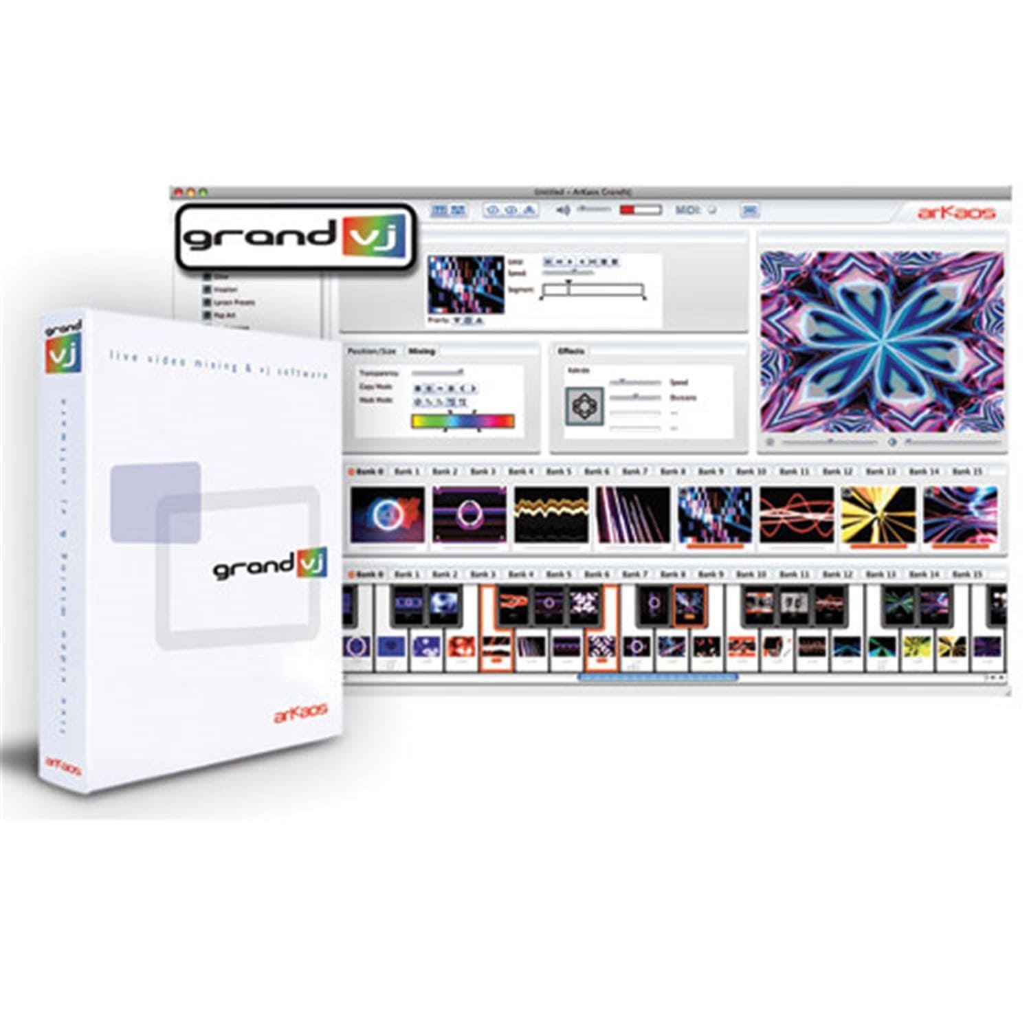 Arkaos GRAND-VJ Video Mixing Software - ProSound and Stage Lighting