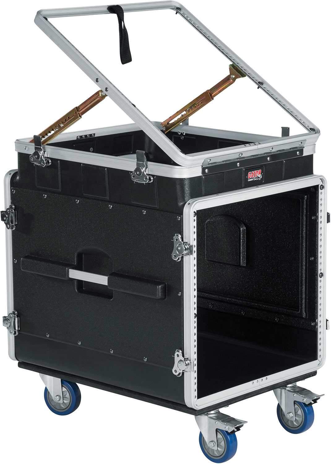 Gator GRC-12X10 PU Pop Up 12U x 10U Console Rack Case - ProSound and Stage Lighting