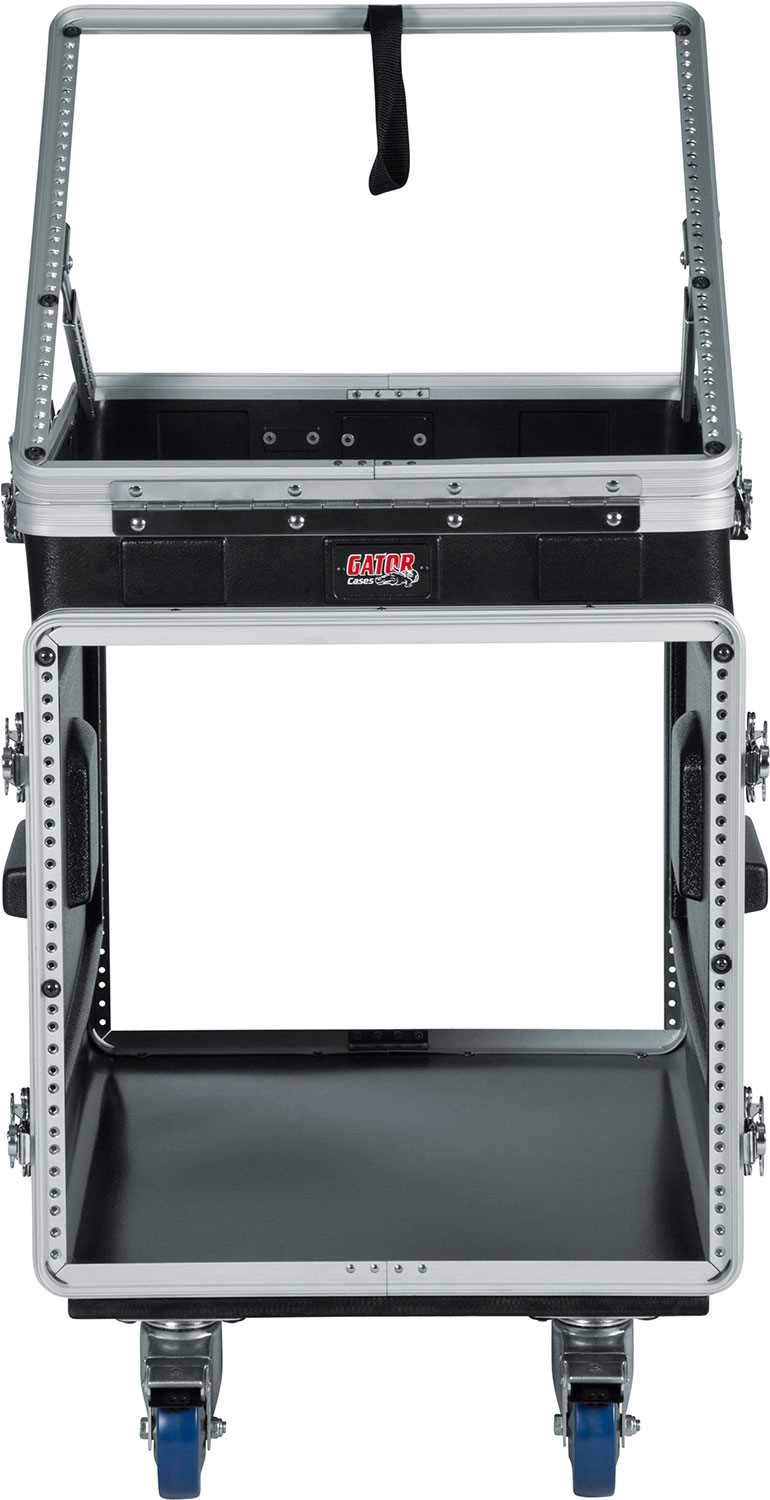 Gator GRC-12X10 PU Pop Up 12U x 10U Console Rack Case - ProSound and Stage Lighting