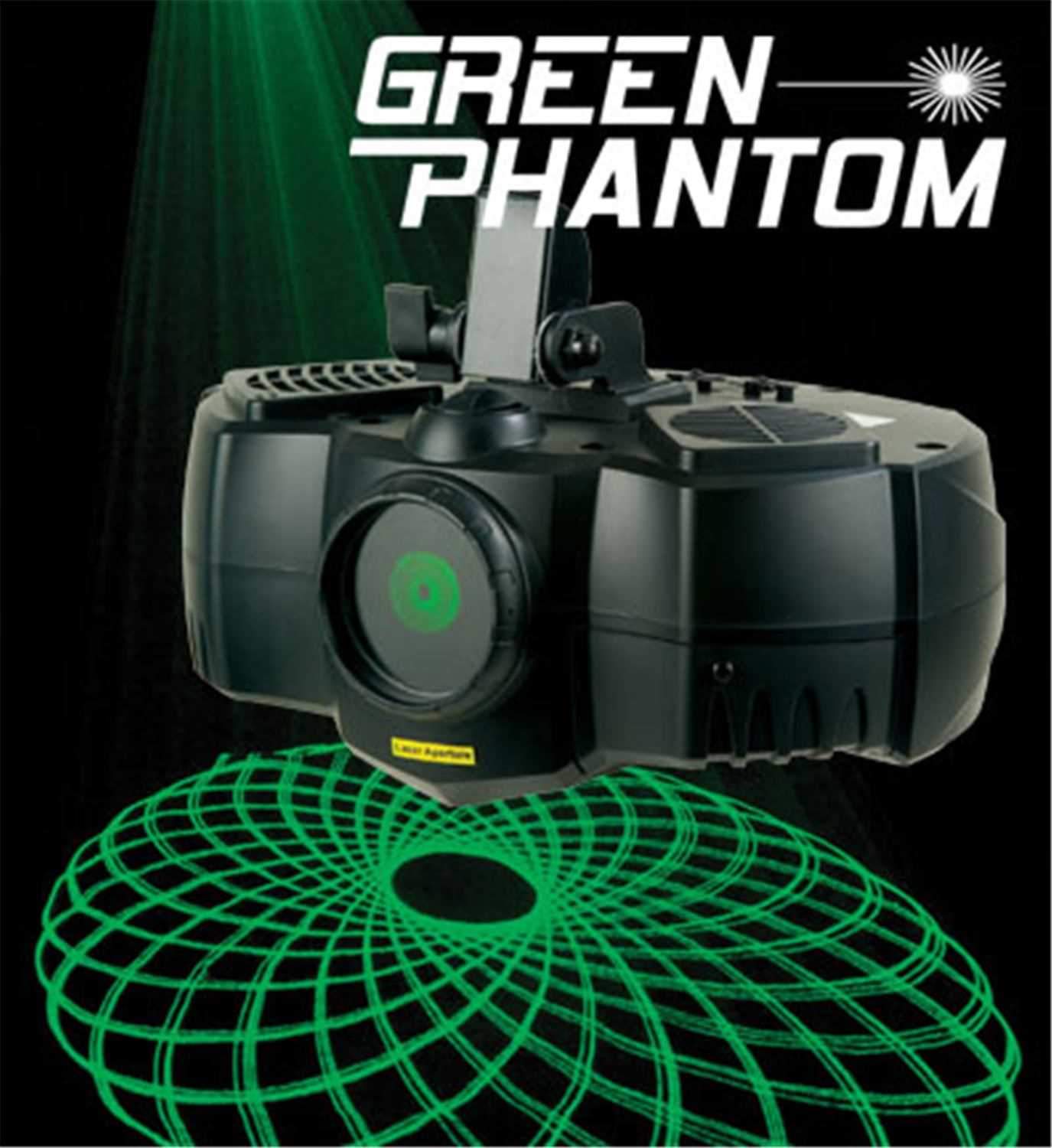 American DJ Green Phantom DMX Wide Angled Laser GR - ProSound and Stage Lighting