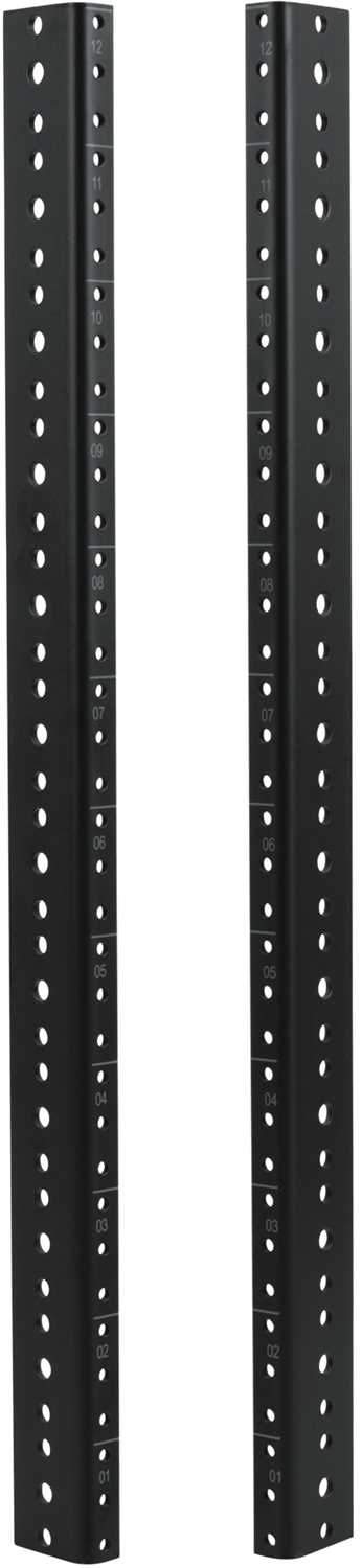 Gator GRW-RACKRAIL 12U Rack Rail Set Tapped 10-32