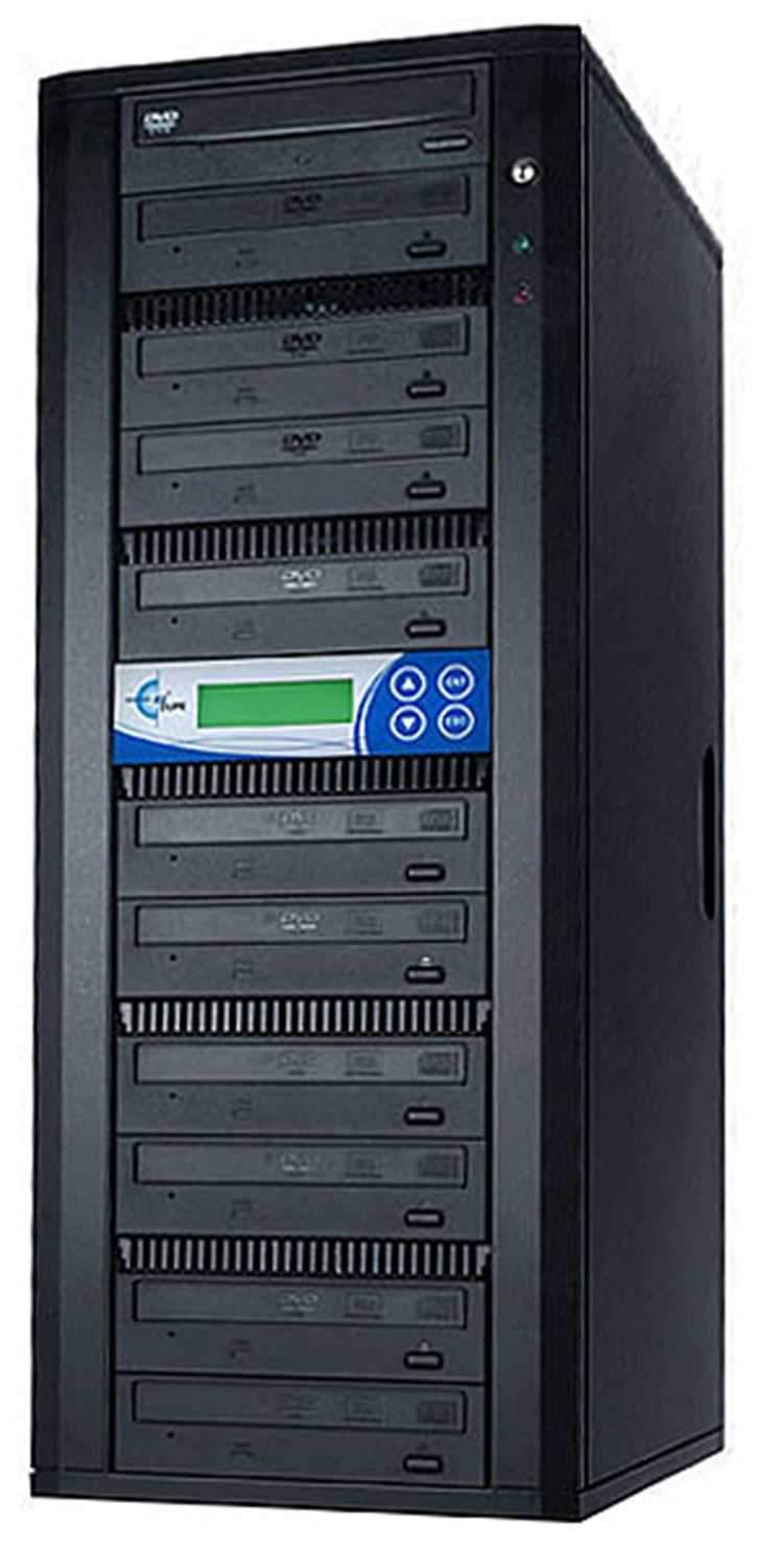 Ez-Dupe GS10SAMB 10 Target CD/DVD Duplicator-Bla - ProSound and Stage Lighting