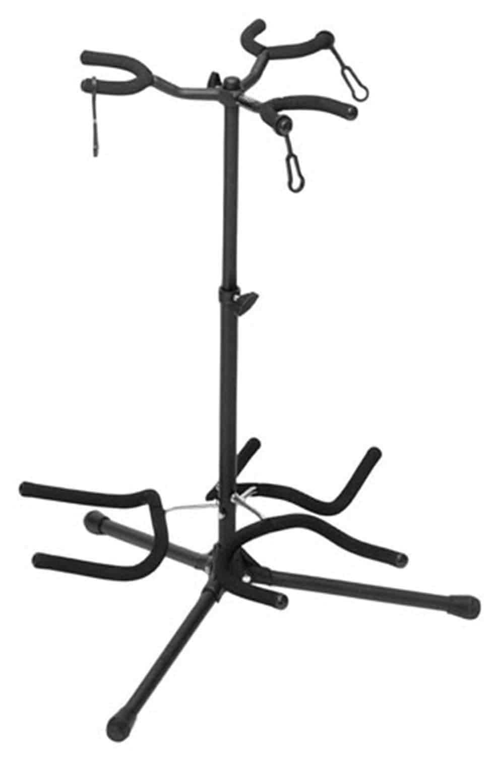 On Stage GS7352BTRI Triple Guitar Stand - Black - ProSound and Stage Lighting