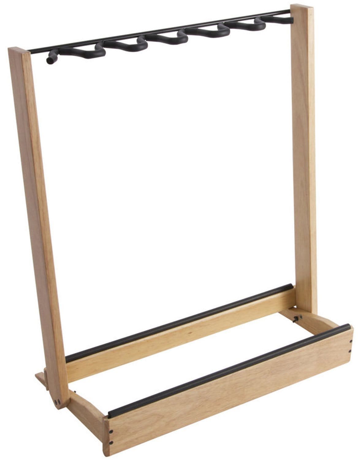 On-Stage GS7563W Side-Loading Guitar Rack - Wood - ProSound and Stage Lighting