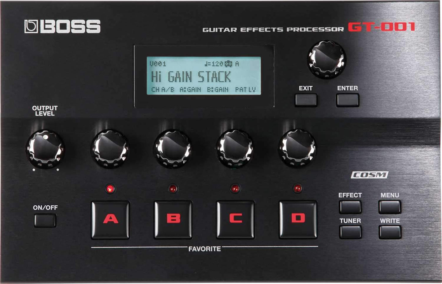 Boss GT-001 Desktop Guitar Effects Processor - ProSound and Stage Lighting