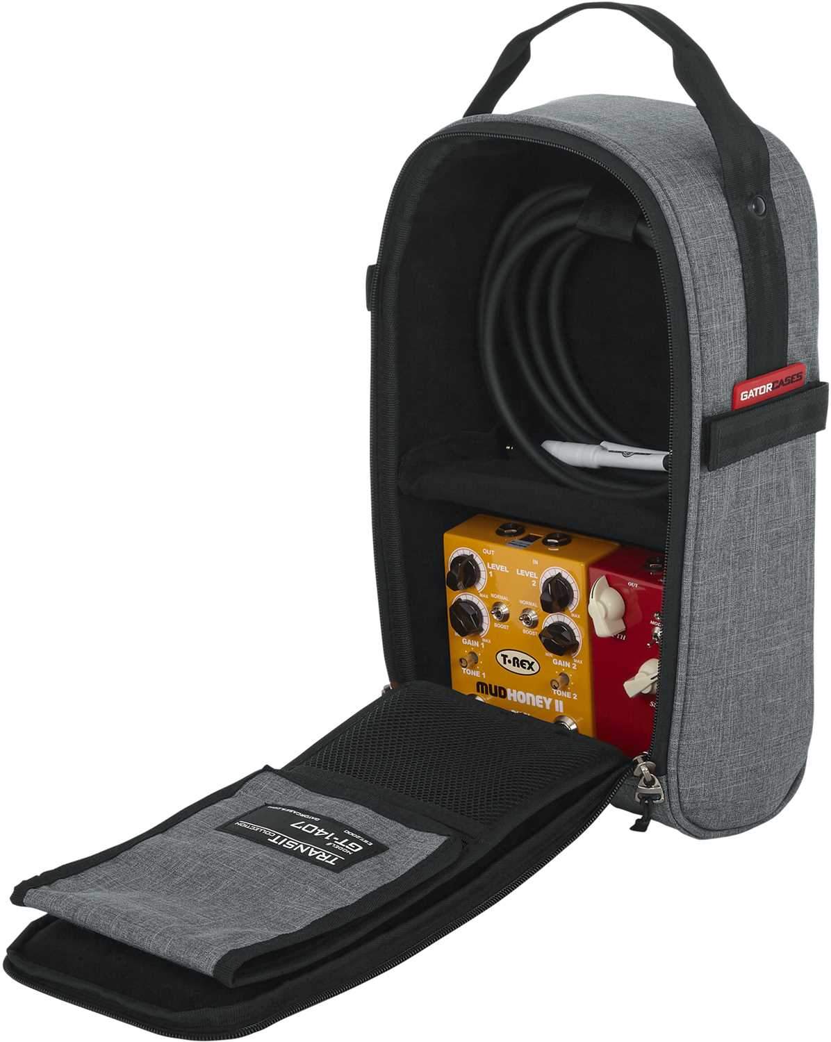 Gator GT-1407-GRY Guitar Accessory Bag Add-On - ProSound and Stage Lighting