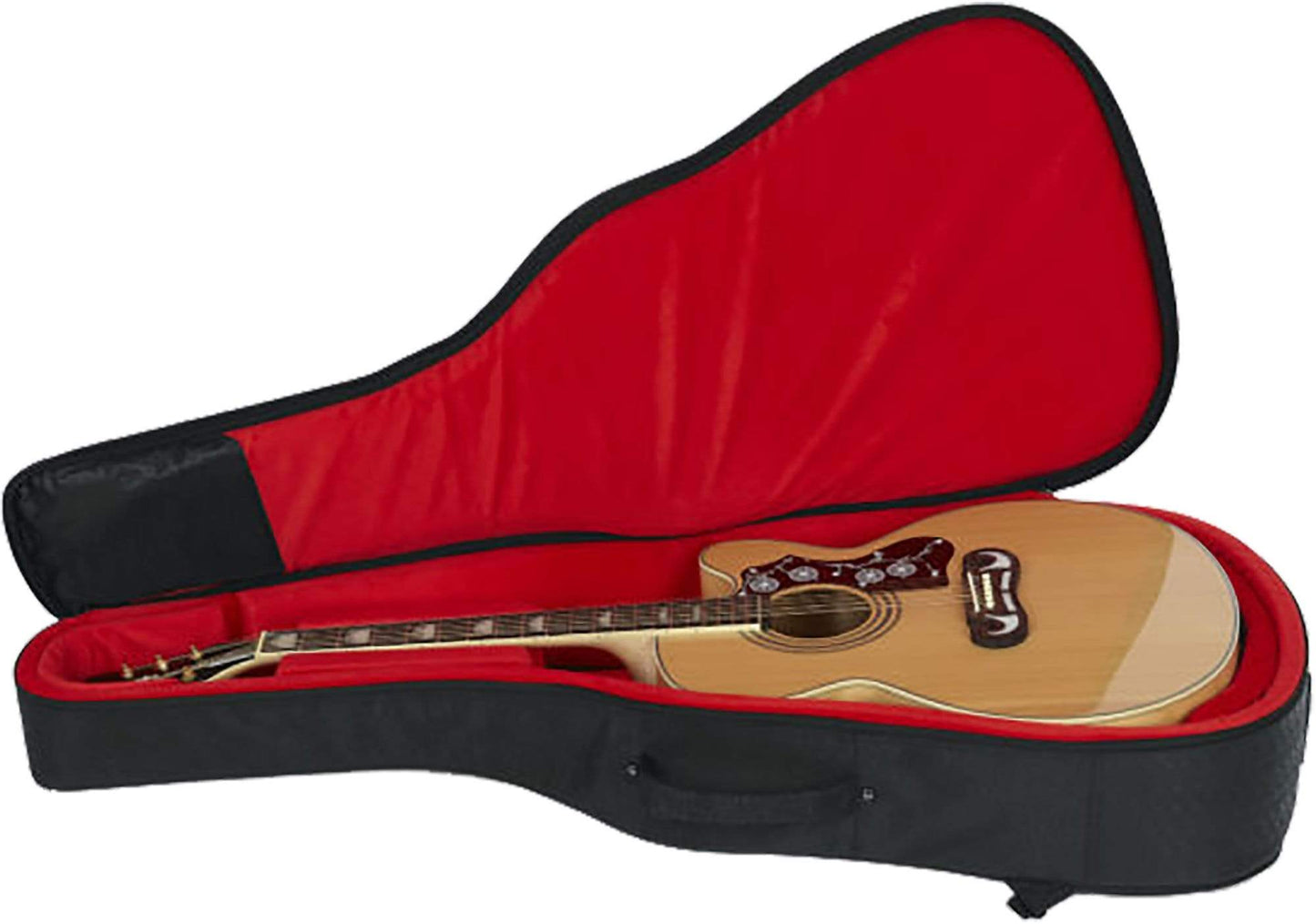 Gator Black Transit Bag For Jumbo Acoustic Guitars - PSSL ProSound and Stage Lighting