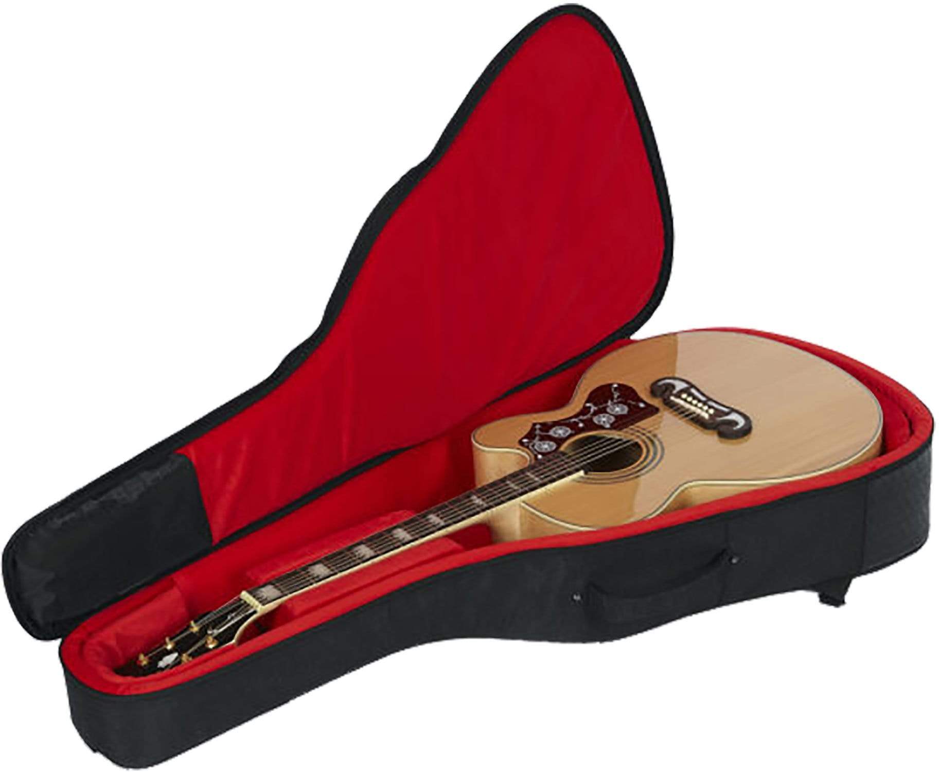 Gator Black Transit Bag For Jumbo Acoustic Guitars - PSSL ProSound and Stage Lighting