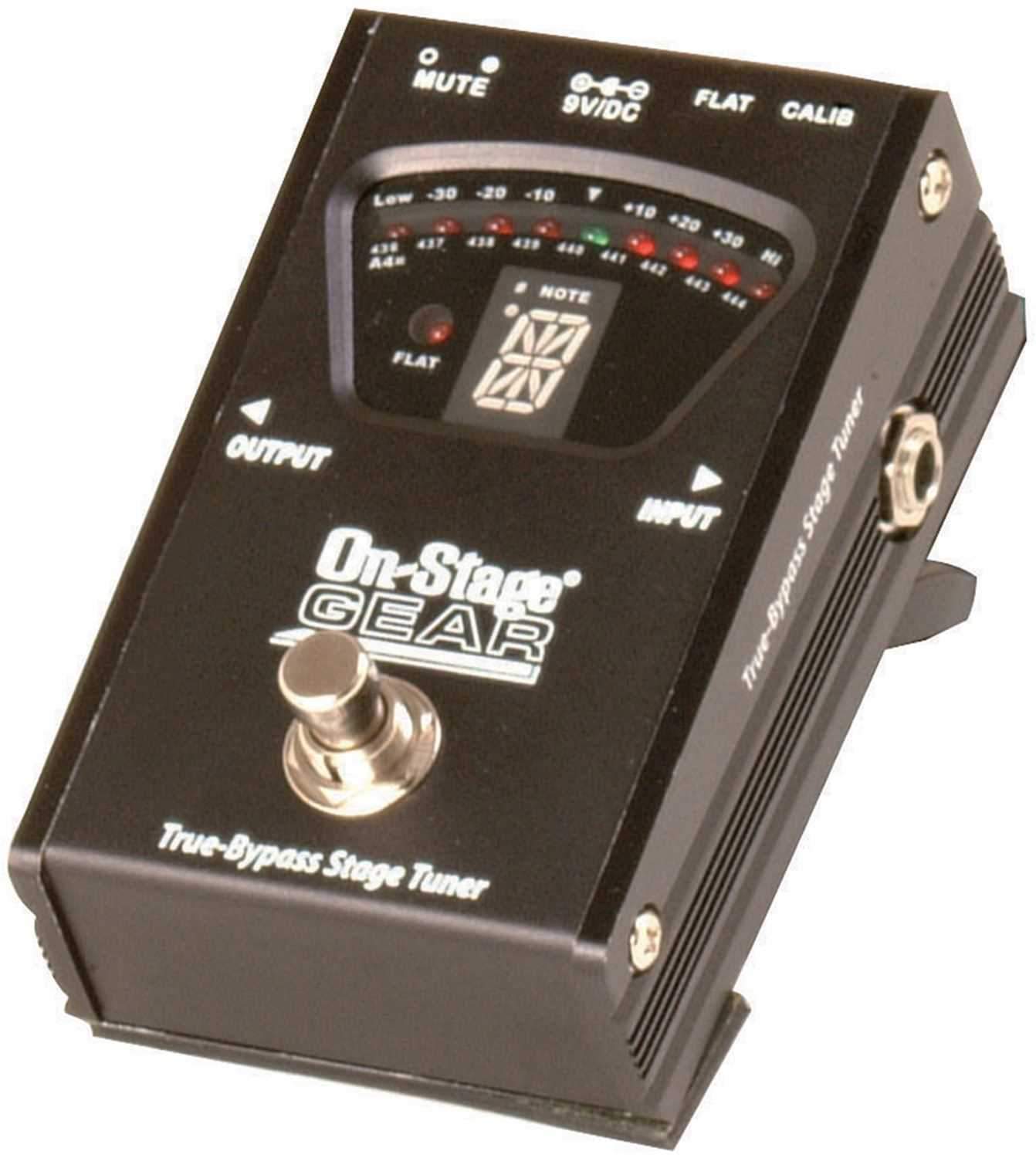 On Stage GTA7800 True Bypass Pedal Tuner - ProSound and Stage Lighting