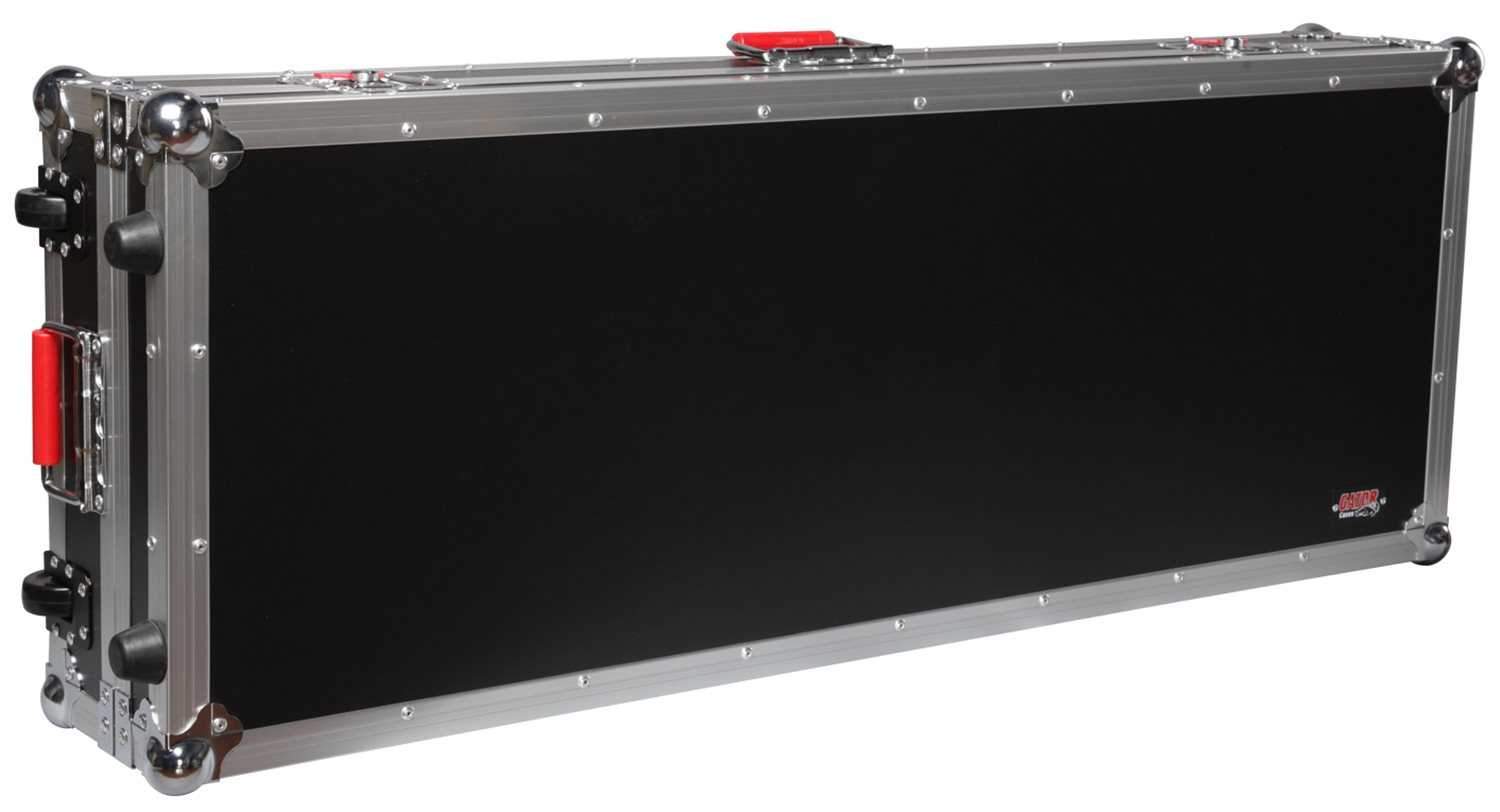 Gator Slim 61 Note Keyboard Case with Wheels - ProSound and Stage Lighting