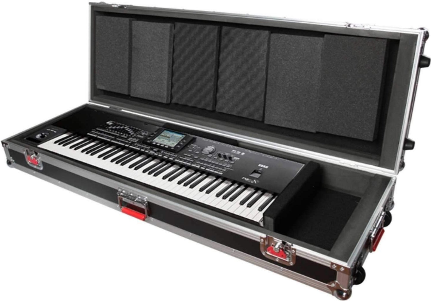 Gator GTOUR76V2 76 Note Keyboard Case with Wheels - ProSound and Stage Lighting