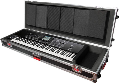 Gator GTOUR76V2 76 Note Keyboard Case with Wheels - ProSound and Stage Lighting