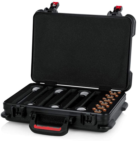 Gator GTSA-MICW6 Molded Case for 6 Wireless Mics - ProSound and Stage Lighting