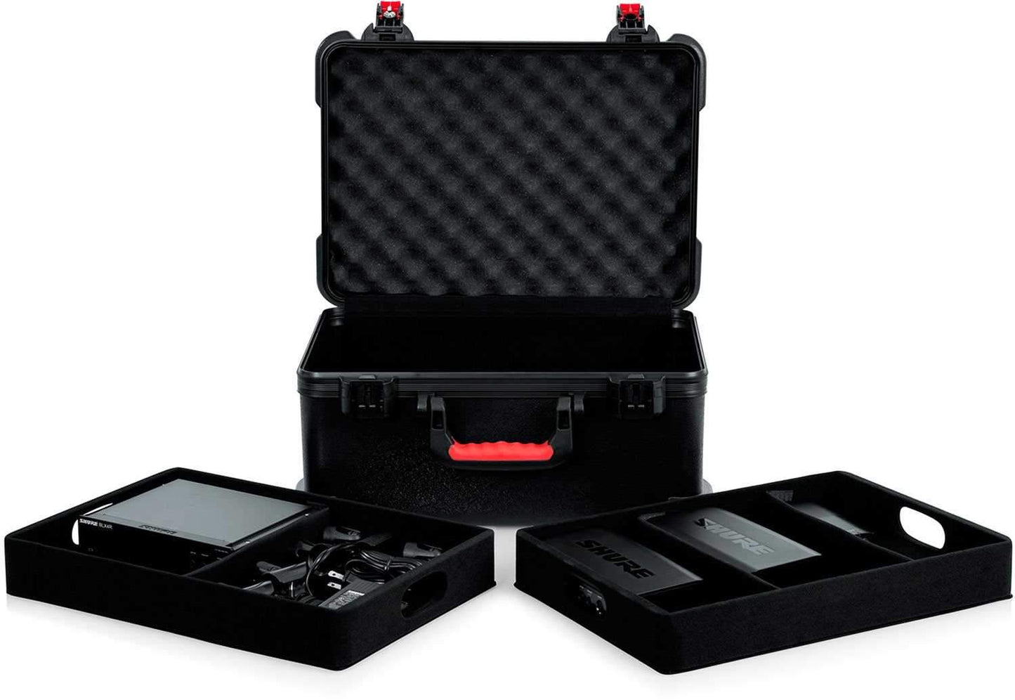 Gator GTSA-MICW7 Molded Case for 7 Wireless Mics - ProSound and Stage Lighting