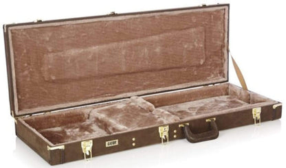 Gator Electric Guitar Wood Case Vintage Brown - ProSound and Stage Lighting