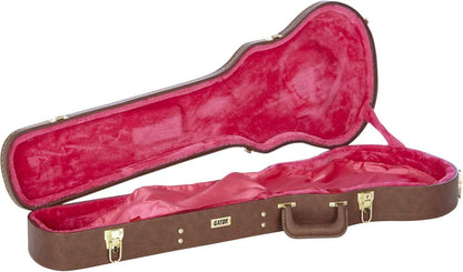 Gator Les Paul Style Guitar Wood Case Brown - ProSound and Stage Lighting