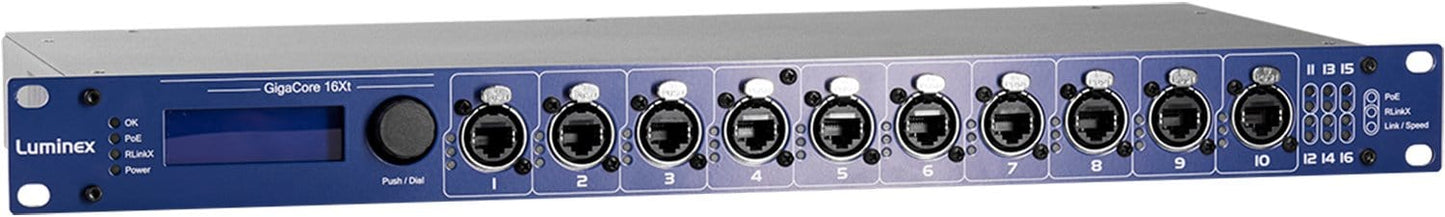 Luminex GigaCore 16Xt Network Switch - Solotech