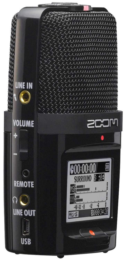 Zoom H2N Portable Mid-Side Handheld Recorder - ProSound and Stage Lighting