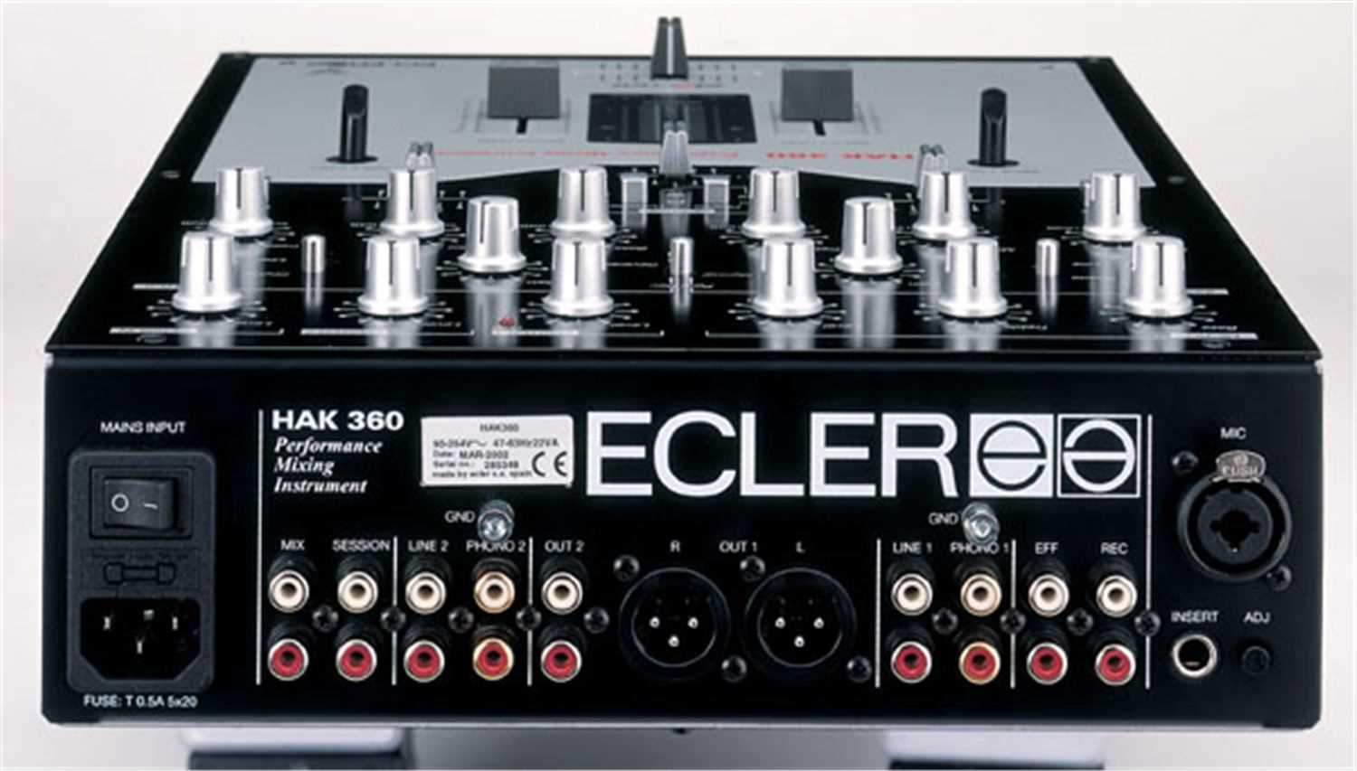 Ecler HAK-360 2 Channel Battle Mixer