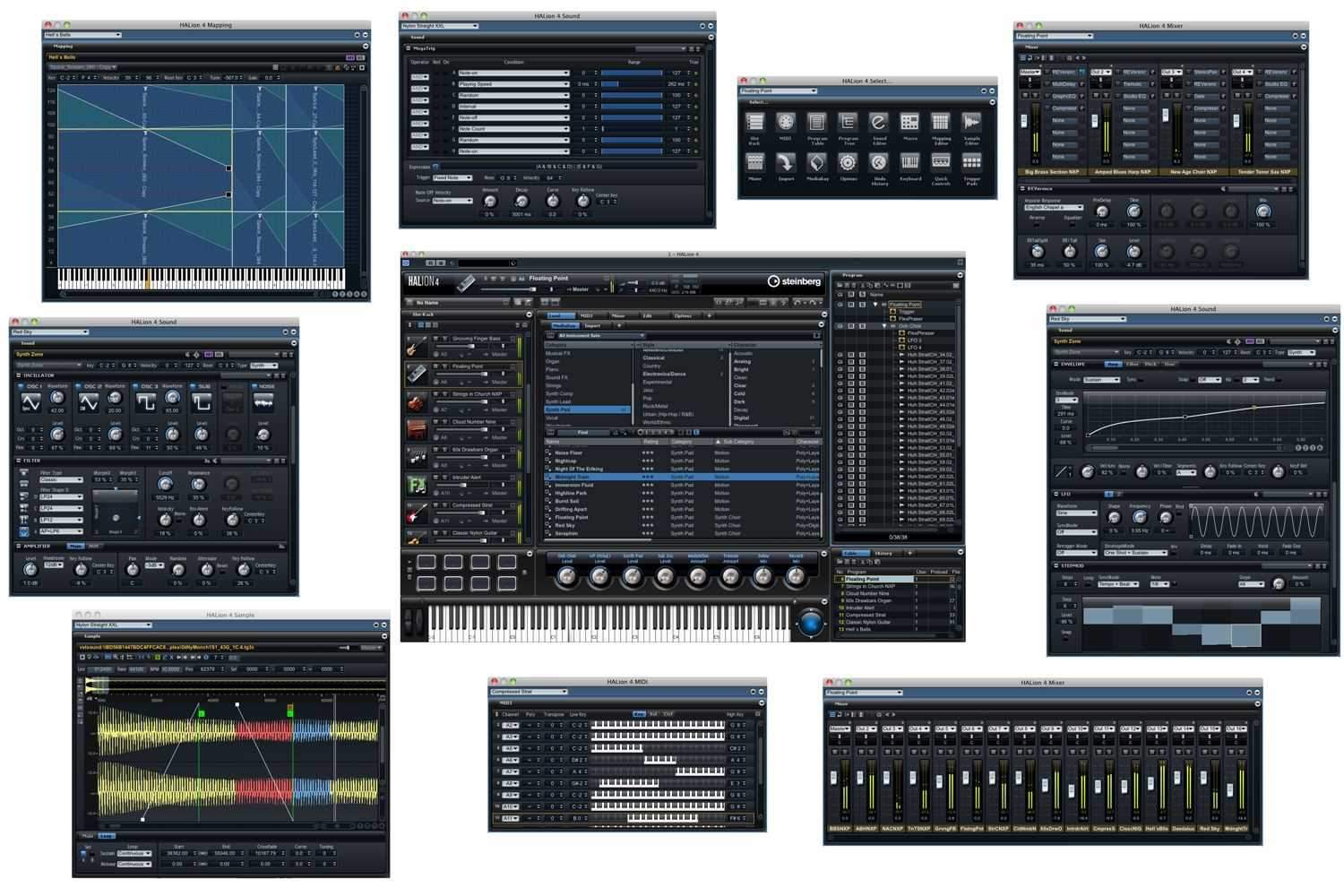 Steinberg HALion 4 VST Workstaion Pro Sampler - ProSound and Stage Lighting