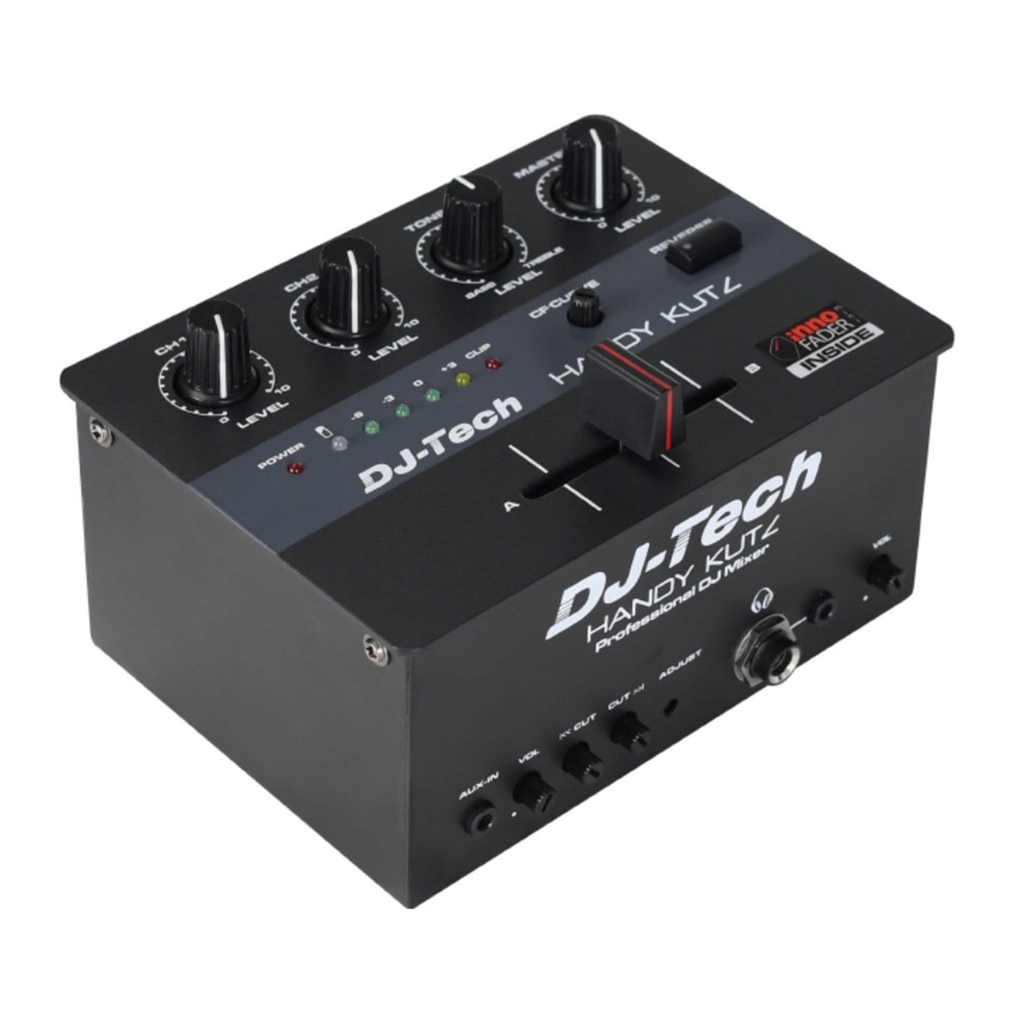 DJ-Tech HANDY KUTZ Battery Powered DJ Mixer with Mini innoFADER - ProSound and Stage Lighting