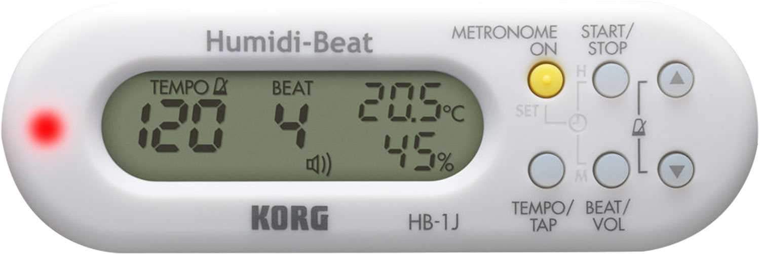 Korg HB1WH Humidi-Beat Compact Metronome White - ProSound and Stage Lighting