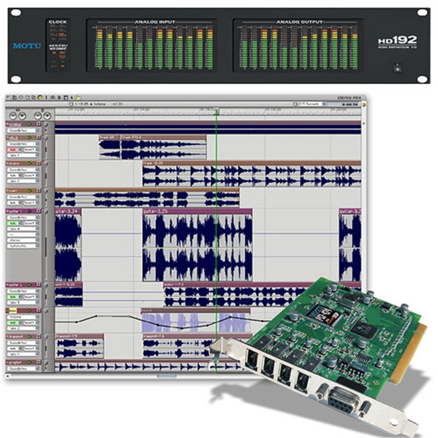 MOTU HD192 Computer Audio Interface Core System - ProSound and Stage Lighting